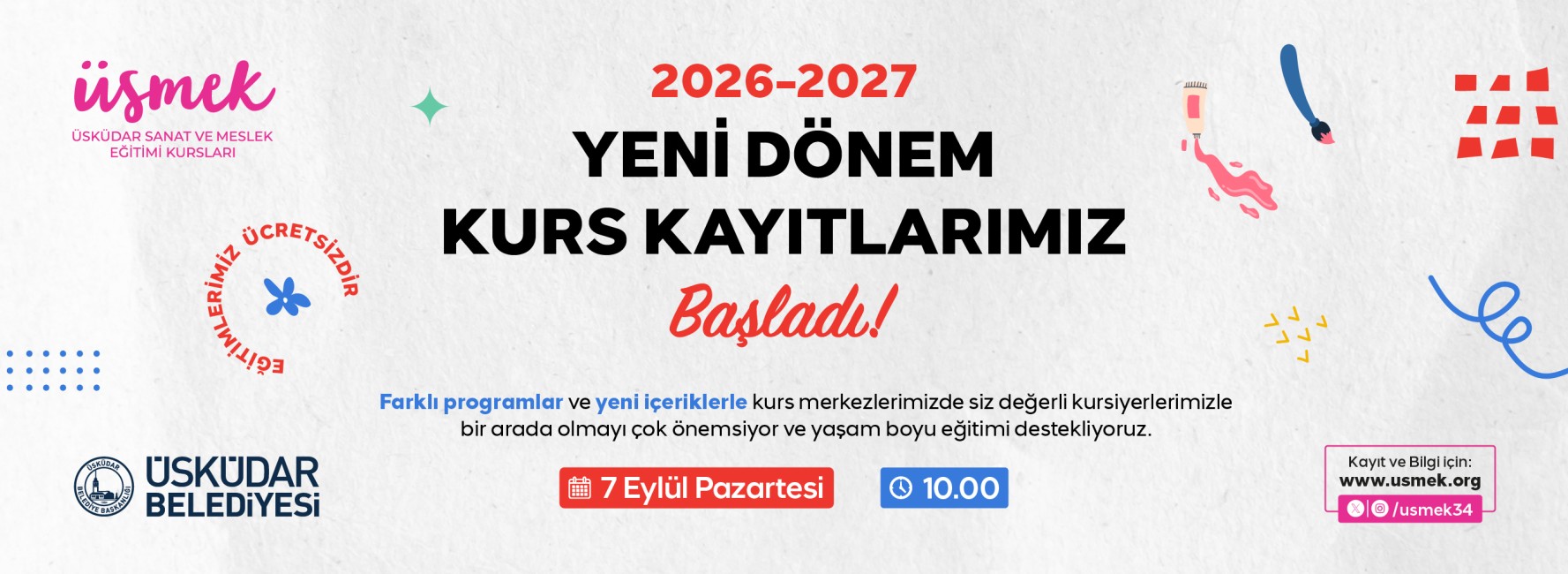 2026-2027 Yeni Dönem Kurs Kayıtlarımız Başladı! 2026-2027 Yeni Dönem Kurs Kayıtlarımız Başladı!
